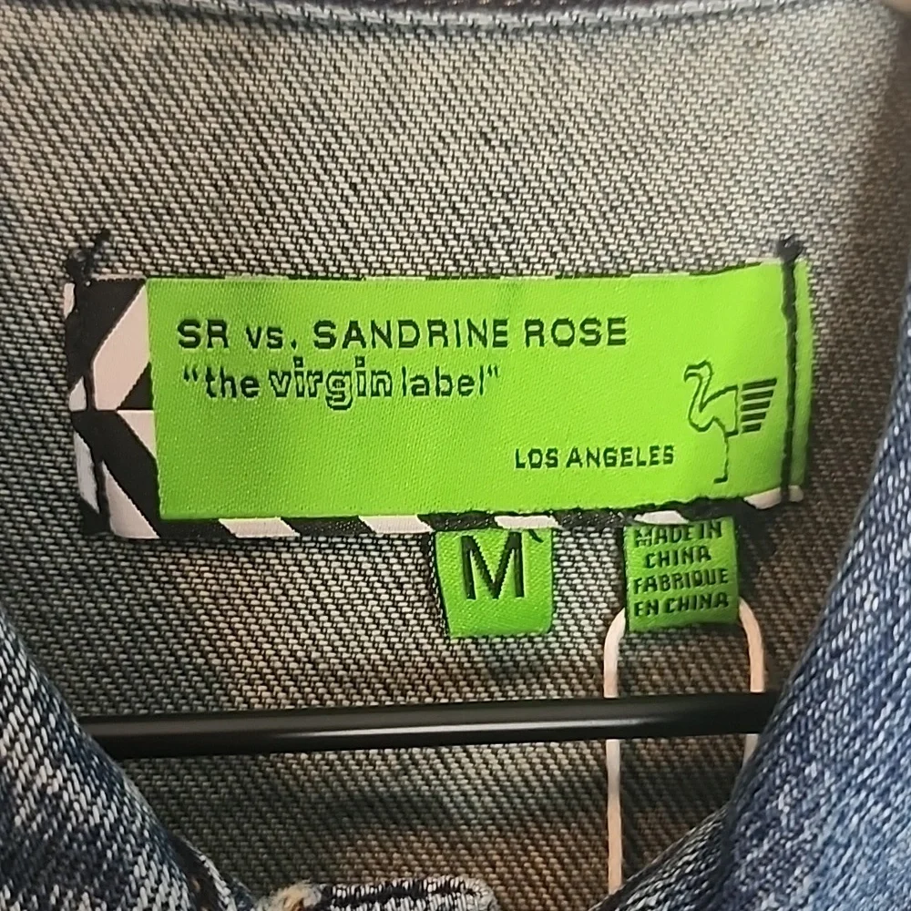 Sandrine Rose by Free People boys dont cry distressed jean jacket size m… - Picture 5 of 8